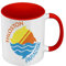 Fhloston Paradise Geek Science Fiction Film Tasse mit Henkel und farbigem Innenfutter, Rot