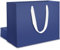 EUSOAR Blau Papiertüten mit Henkel - 10 Stück 230GSM Kraftpapier Marineblau Tüte Geschenktüten M 27x8x21cm -Navy Blue Gift Bags Geschenktasche Mittelgroß- Geschenk Tüten für Geburtstag Hochzeit