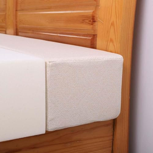 Bettlückenfüller, Matratze Extender Für Bett, Kopfteilkissen Zwischen Kopfteil Und Matratze Oder Wand, Schwamm Mit Hoher Dichte Mit Abnehmbarer Abdeckung(71x8x2 inch,Khaki)