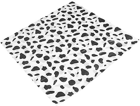 SAFIGLE 1 Satz 2 STK Tischdecke Mit Milchmuster Tischdecke des Neuen Jahres Partytischdecke Kuh Tischdecken Fußball-tischdecke Kuh-Party-tischdecke Einwegtisch 4X Sport Tier Partybedarf