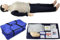 Wrobelax CPR Puppen-Trainingsset für den medizinischen Unterricht, Ganzkörper-CPR-Dummy für Ärzte, Pflegeausbildung, CPR-Puppen für lebensrettende Fähigkeiten