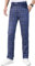Oralidera Homme Pantalon Tartan de Golf Pantalon à Carreaux pour Homme Pantalon d'affaires Pantalon de Loisirs à Carreaux, Bleu, 34