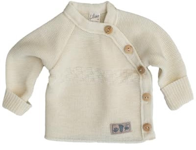 Lilano, Merino Wickel-Pullover, 100% Wolle (kbT) (Natur, 50-56)