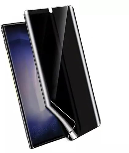 fonefunshop Hydrogel Blickschutzfolie für Samsung S24 S23 S22 Ultra Plus, Weiche Folie, Anti-Spy, Oleophobe Beschichtung, HD Klarheit, Hülle Freundlich (Samsung S10)