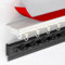 Tringle à rideaux auto-adhésive silencieuse et ultra fine pour plafond ou mur lisse avec rail et fixations