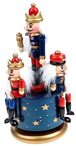 Amosfun Adorno De Música De Madera Decoración De Cascanueces Original para Amigos
