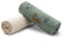 Stoffpaket 0,5m Jersey + 0,5m Bündchenstoff zum Nähen von Kinderkleidung Kinderstoff Jerseystoff (Dinosaurier Dark Mint + Natural Set42)