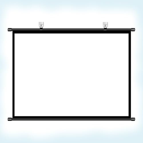 REDEXI Schermo di Proiezione da 60/72 Pollici, Telo da Videoproiettore Manuale, Schermo Proiettore HD Home Theater, Ampio Angolo di Visione di 178°, Anti Rughe(60inch-16:9)