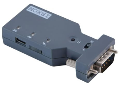 JANZU Adaptador Bluetooth con Puerto Serie BT580 Rs232, Compatible con Conexión BLE A Teléfonos Móviles