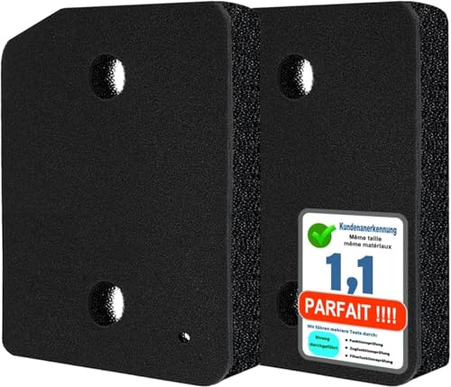 2 Filtres Éponges pour Sèche-Linge | Pièce de Rechange 9164761Compatible avec Miele Série T1,Dimensions 207 x 157 x 30 mm Alternative Originale pour Sèche-Linge