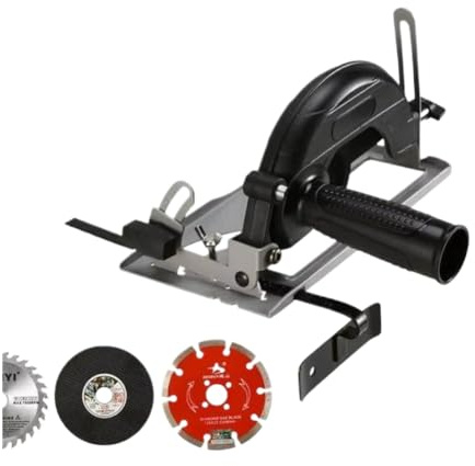 AFteweACN Hand Angle Grinder Converter To Cutter Cutting Machine Refit Electric Chain Saw Circular Saw Bracket Base Woodworking Table Tool(Chocolate)