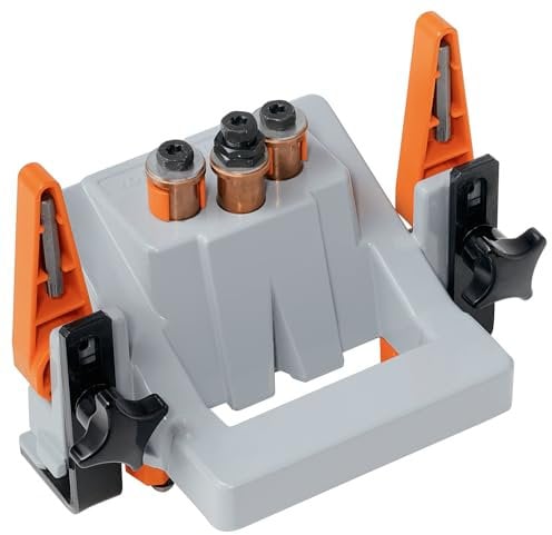 Blum ECODRILL Schrank- und Möbelscharniere Verarbeitungshilfen, Topfband ø=35mm, mit Aluminiumdruckguss, silbergrau, Scharnier, vertikal bohren