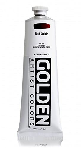 GOLDEN Heavy Body Acrylics, Red Oxide, 5 fl. oz. Tube