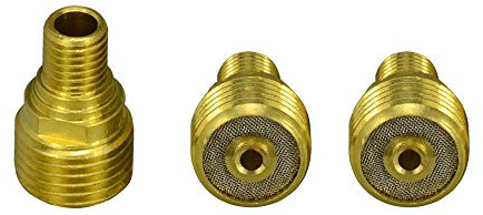 RIVERWELD TIG Gas Lens Collet Bodies 45V44 2.4mm for WP 9 20 25 3pcs | Fit DB PTA SR WP 9 20 25 TIG Welding Torch