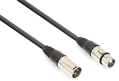 Vonyx CX350-3 DMX Cable 3-Pin XLR Macho - XLR Hembra 3m (110Ohm)