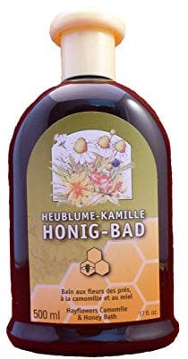 Heublume Kamille Honig Bad 500ml Pflegebad, Schaumbad | Einfach mal die Seele baumeln lassen | Entspannung pur!