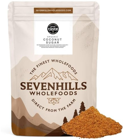 Zucchero di cocco biologico 4 kg, dal fiore di nettare di cocco - Basso indice glicemico, per bevande, dessert e prodotti da forno, da Sevenhills Wholefoods