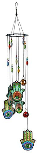 Tubayia Indische Windspiele Klangspiele Hängende Ornament für Zuhause, Garten, Balkon (Glückliche Hände)