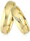 GIORO Loreto Eheringe Trauringe Hochzeitsringe massiv Gold *handgefasste Brillanten* Paarpreis Echtes Gold (8 Karat (333) Gelbgold)