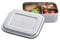 Tatonka Edelstahl Brotdose Lunch Box 3 1000 ml - Brotbox mit drei Fächern - schadstofffrei / BPA-frei und spülmaschinenfest, durchsichtig