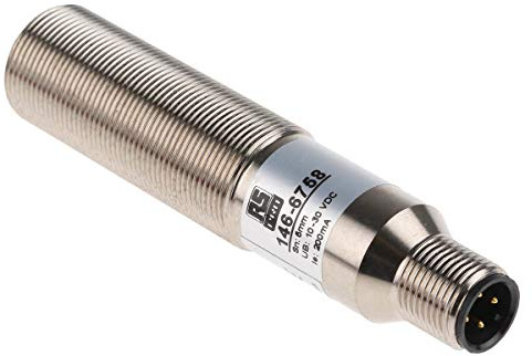 RS PRO M18 Kapazitiver Näherungssensor 5 mm, Gewinderohr / 200mA PnP, IP67 1000 V ac 30 V dc