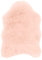 Teppich Wölkchen – Flauschiger Hochflor-Teppich Schlafzimmer - Schaffell Kunstfell Lammfell - Bettvorleger & Läufer - weicher Fellteppich - rutschfeste Stuhlauflage - Rosa - 80x120cm