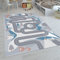Paco Home Kinderteppich Teppich Kinderzimmer Spielteppich Junge Mädchen Modern rutschfest, Grösse:240x340 cm, Farbe:Creme