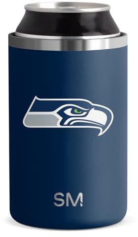 Simple Modern Con licencia oficial de la NFL Seattle Seahawks, regalos para hombres, mujeres, papás, Día del Padre, enfriador de latas Ranger aislado para latas estándar de 12 onzas, cerveza, seltzer