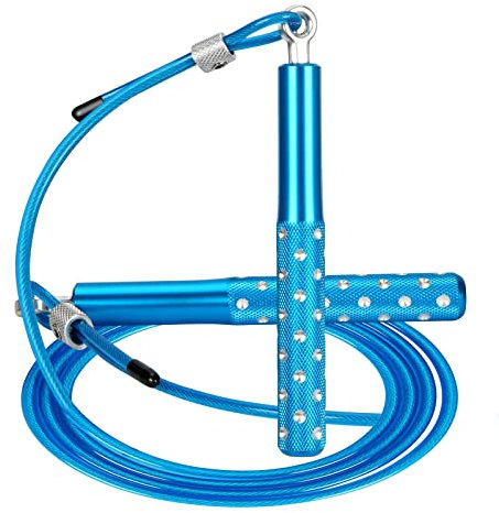 Springseil, Wastou Speed Springseil für Fitness-Übungen, verstellbares Springseil für Erwachsene für Männer, Frauen, Kinder, Mädchen