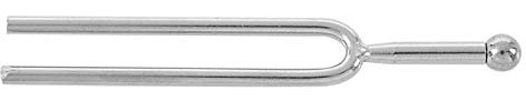 Duendhd C523 Stimmgabel aus Metall, silberfarben, 523 Hz