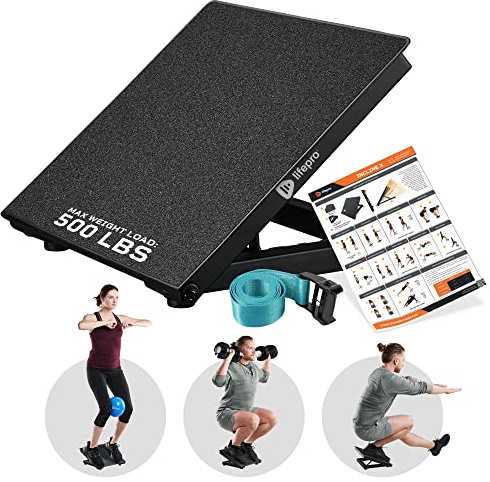 Lifepro Calf Stretcher Slant Board - Holiday Gifts Incline Board for Calf Stretching, Ankle Slant Board, Strengthen and Tone Your Calves with Our Durable and Adjustable Calf Stretch Board