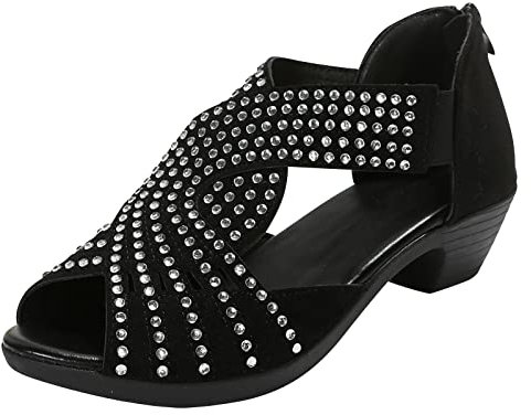 Women Diamond Sandals Sequin Pointed Toe Kitten High Heel Latin Ballroom Dance Shoes Glitter Rhinestones Salsa Latin Dancing Heels