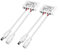 Touch Switch Sensor, 2pcs Berühren Sensor schalten 12V 5a 60W LED schlau Ein-Knopf Spiegel Licht, für Hotelbadspiegel Schminkspiegel Spiegelschrank, Keine Notwendigkeit Löcher zu bohren