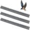 CAREDGO 20 Stück Vogelabwehr Spikes Kunststoff Taubenabwehr Spikes 4*43cm Taubenschutz Vogelschutz Tierabwehr Spikes Katzen Spikes Taubenabwehr Vogel Spikes für Balkon Katzen Spatzen und Fensterbank