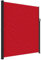 vidaXL Tenda da Sole Laterale Retrattile Rossa 220x500 cm