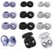 9 Pairs Replacement Eartips for Galaxy Buds Pro, Silicone Earbuds Cap Tips Compatible with Samsung Galaxy Buds Pro SM-R190, Non-Slip Earplugs Washable, 3 Colours, S/M/L Sizes
