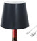 LED Wine Bottle Lamp,3 Colors Dimmable Wine Bottle,2000mAh USB Rechargeable Bottle Light,Night Light Touch Control Cordless Table Light Bedside Lamps,Wine Bottle Night Light for Bar Bedroom (Black C)