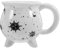 Ciieeo Hexenbecher Keramikbecher Keramikkessel Trinkbecher Keramikgetränke Wasserbecher Kaffeebecher Dekorativer Trinkbecher Halloween Heimdekoration Keramikkessel
