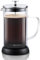 Elite Gourmet FP1223 1 Liter French Press Coffee Maker, Double Wall Insulated Borosilicate Glass Carafe, Dishwasher Safe Stainless Steel Filter/Plunger Assembly, Removable Silicone Base, Easy to Clean