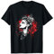Rebellisches Punk Girl - Rockiger Stil mit Rosen T-Shirt