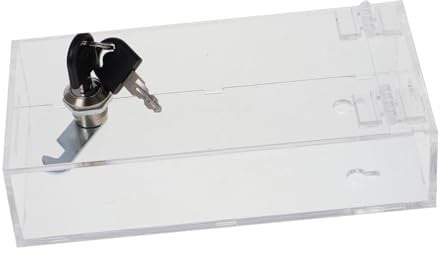 GRADENEVE Kasten Schließfächer für Handys handy locker handy sperrbox Kindertelefone wiederverwendbares Telefonsicherheitsschließfach praktischer Zeitkoffer Handykäfig Acryl Transparent