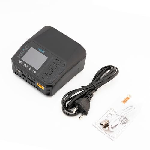 ToolkitRC M6AC Multifunktionales Intelligentes Ladegerät - 150W Ladeleistung, Unterstützt AC/DC-Eingang, Geeignet für LiPo/LiHV/NiMH/Blei-Akkus, mit 2,4-Zoll-Farbdisplay, Ideal für RC-Modelle und Droh