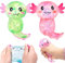 2 Stück Axolotl Spielzeug, weiche Axolotl, Squeeze Toy, Stress Relief Squishy Ball, Lustiges Squishy Antistress Spielzeug,Salamander Stressabbau Spielzeug, für Erwachsene und Kinder