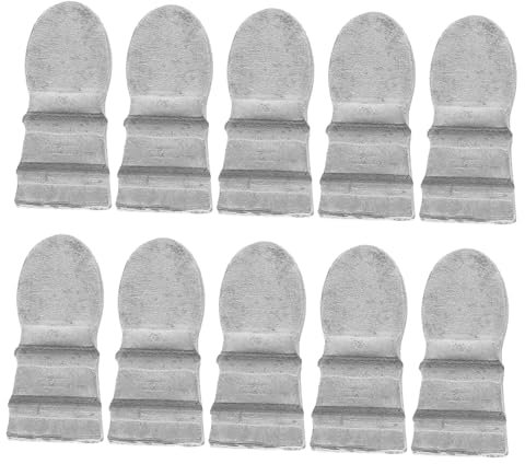 Homoyoyo 10pcs Handle Wedge Steel Handle Wedge Replacement for Metal Repair Supplies for