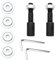 yasoe 2 Pack Shaft Arbor Extender, Bench Grinder Extension Shaft, 8 mm to 10 mm Motor Arbor Adapter Threaded Shaft Backing Kit