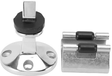 ANGGREK 316 Edelstahl -Türstopper Catchhalter Heavy Duty Roller Design Easy Installation mit Poliertem Finish für das Haus des Boots Wohnmobil