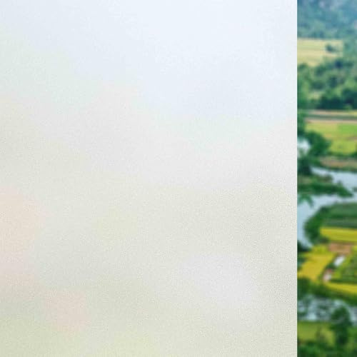 Vinilos Ventanas 115 x 290 cm para Decorativos Vinilo Opaco para Ventanas Anti UV Protección de La Privacidad Vinilo para Cristal de Privacidad para Baño Cocina Oficina, Mate Puro