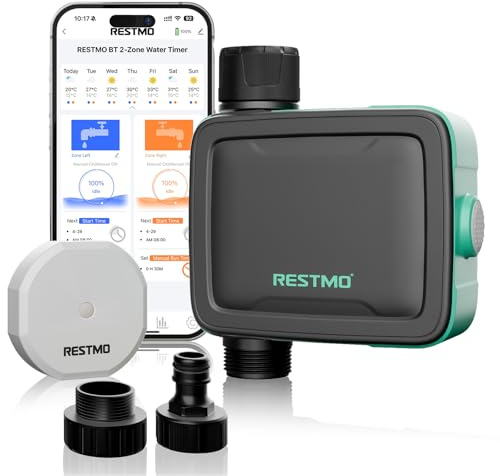 RESTMO Smart Water Timer with Flow Meter