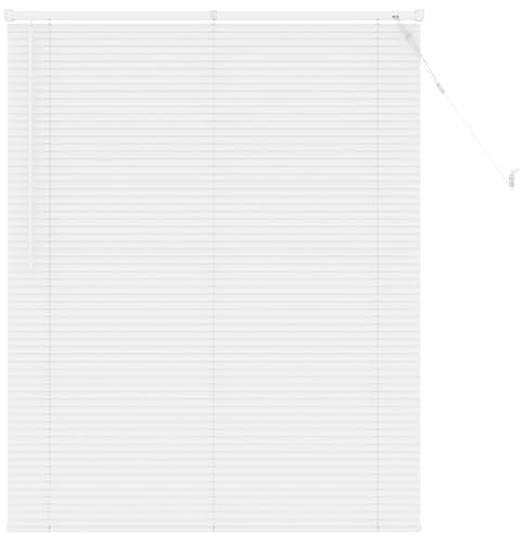 vidaXL Tenda Veneziana Bianco 150 x 110 cm 25 mm PVC