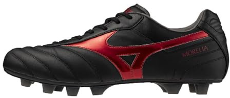 Mizuno Herren Fußballschuh Morelia II Elite FG - P1GA2504, Farbe:schwarz/rot, Herren Schuhe:45